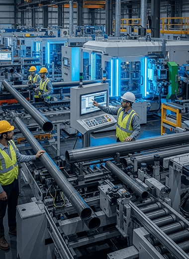 pipe production line